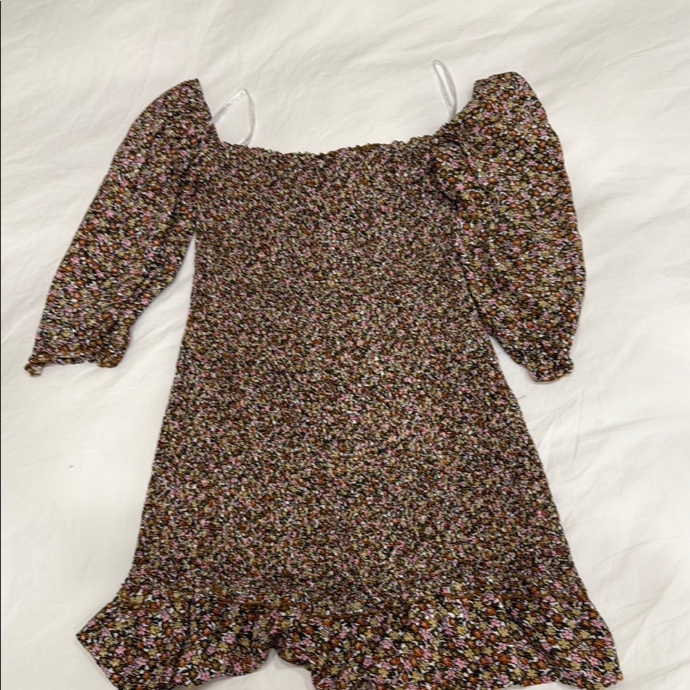 Floral Off-Shoulder Dress